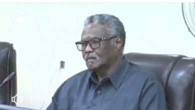 والي القضارف المكلف اللواء الركن معاش محمد احمد حسن